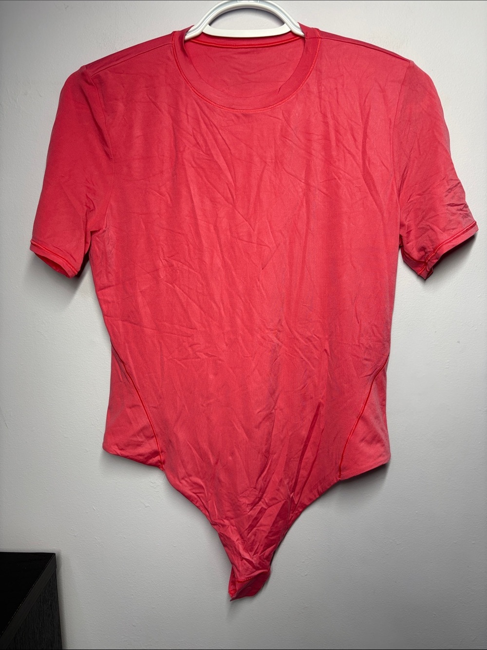 Lululemon Classic Short-Sleeve Red Bodysuit